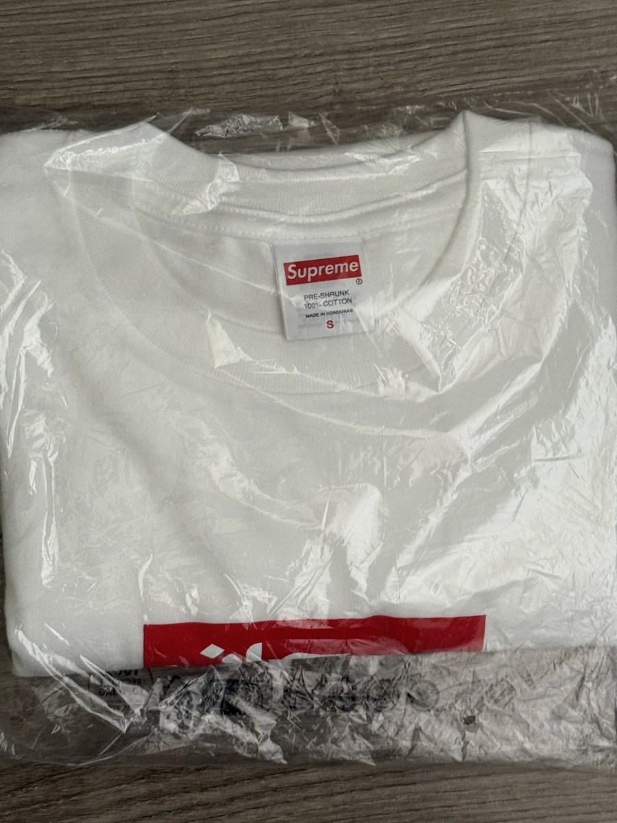 Supreme Arabic Box Logo Tee SS26 White Size Small | eBay