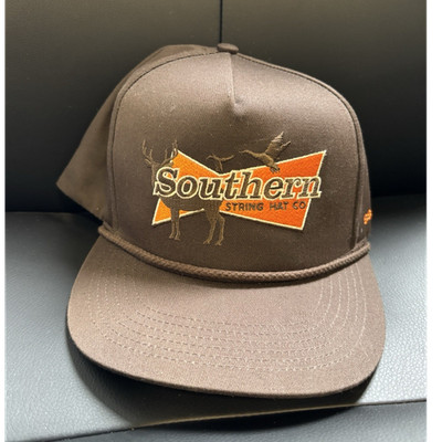 Southern String Hat Co Brown With Orange