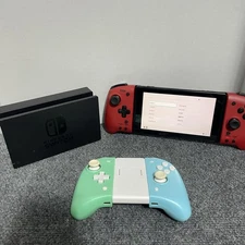 Nintendo Switch Console HAC-001 Dock HORI Split Pad Pro Red + Wireless Pad