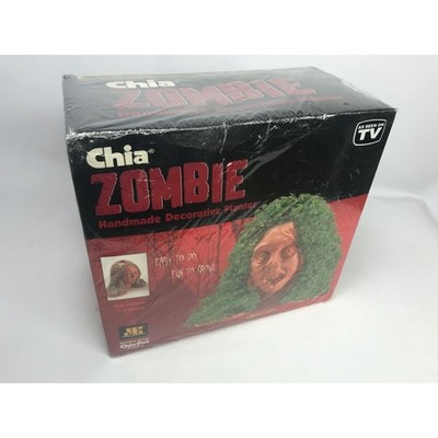 ZOMBIE Lifeless Lisa CHIA PET Handmade Decorative Planner Halloween Walking Dead
