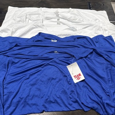 Set Of 2 Royal Blue And 3 White Team 365 Performance T-shirts Style #TT11