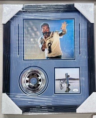 Post Malone Signed Country Album  F-1 Trillion  Custom Framed CD Booklet JSA COA