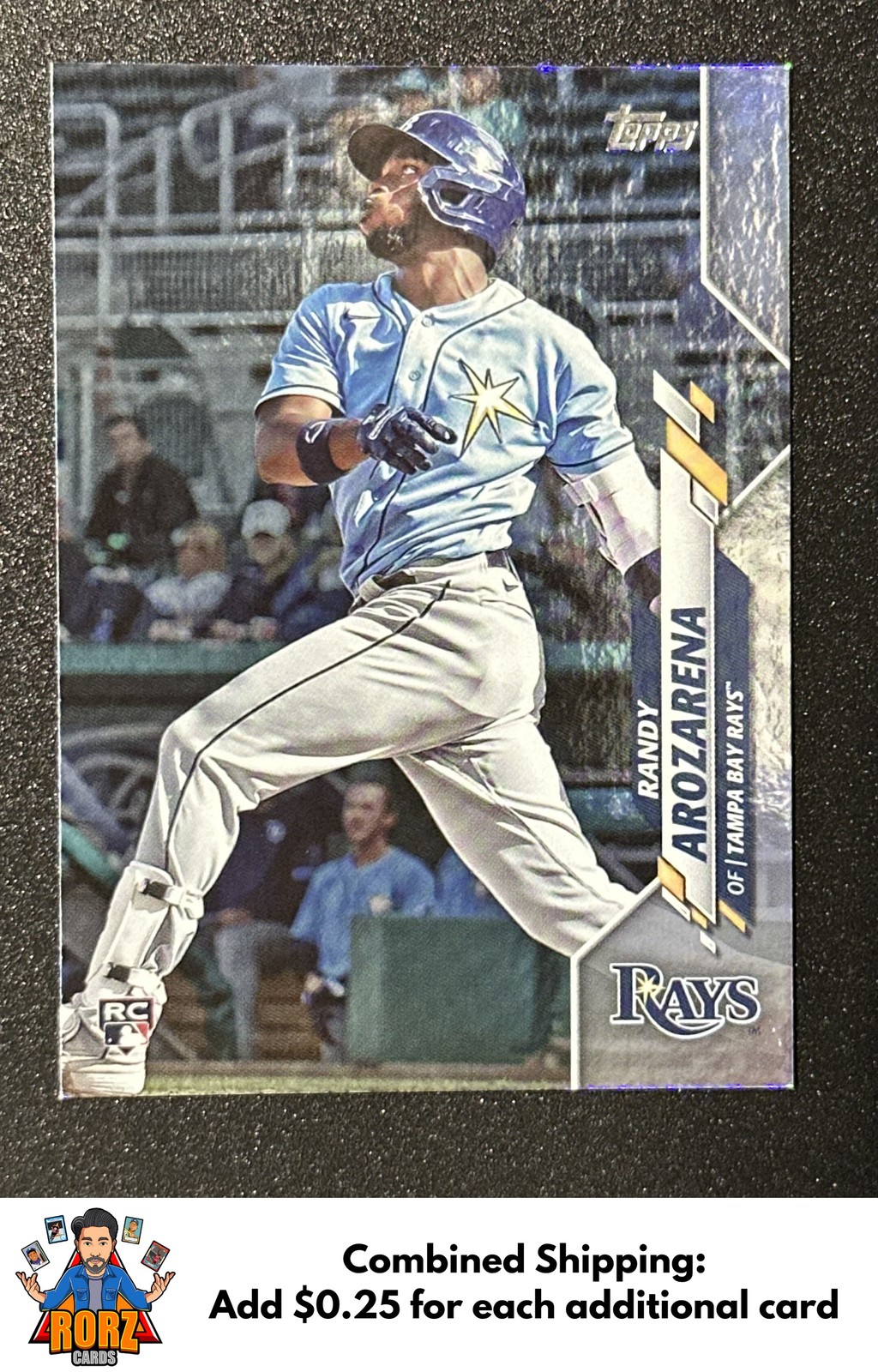 2020 Topps Update #U-208 Randy Arozarena Rainbow Foil Tampa Bay Rays