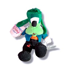 Rare 10" Disney Mini Bean Bag Goofenstein Plush Toy Disney Store Exclusive NWT