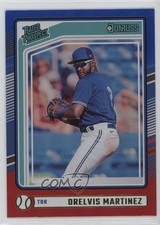 2024 Panini Donruss Rated Prospects Red & Blue Orelvis Martinez #180 4m0