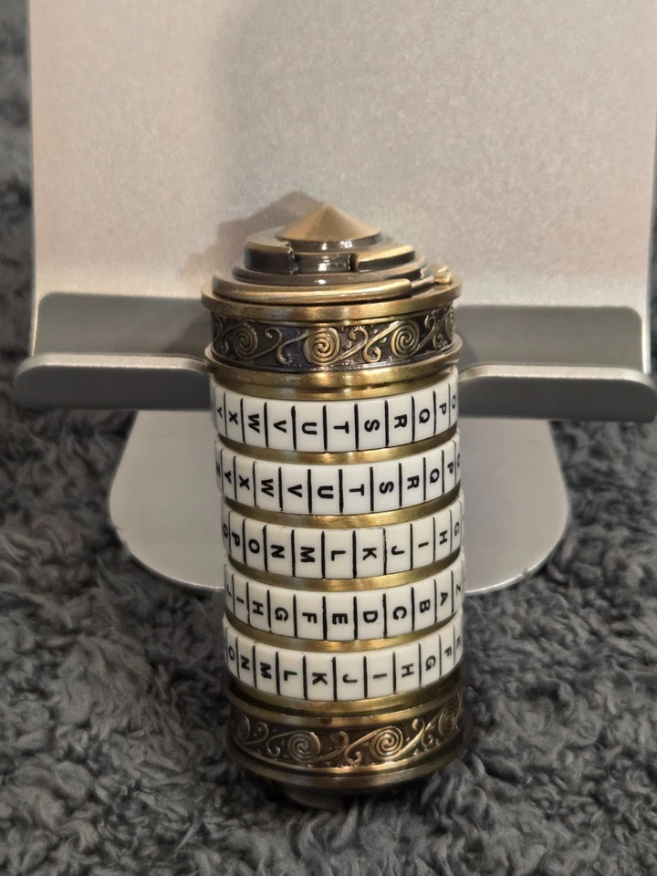 The Da Vinci Code Mini Cryptex Prop Replica by The Noble Collection, Functional - Image 2 of 4