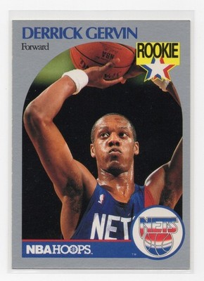 1990-91 NBA Hoops - Derrick Gervin #196 (RC)