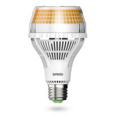 SANSI 400W Equivalent A21 LED Light Bulb, 3000K Soft Warm White 6000 High Lu...