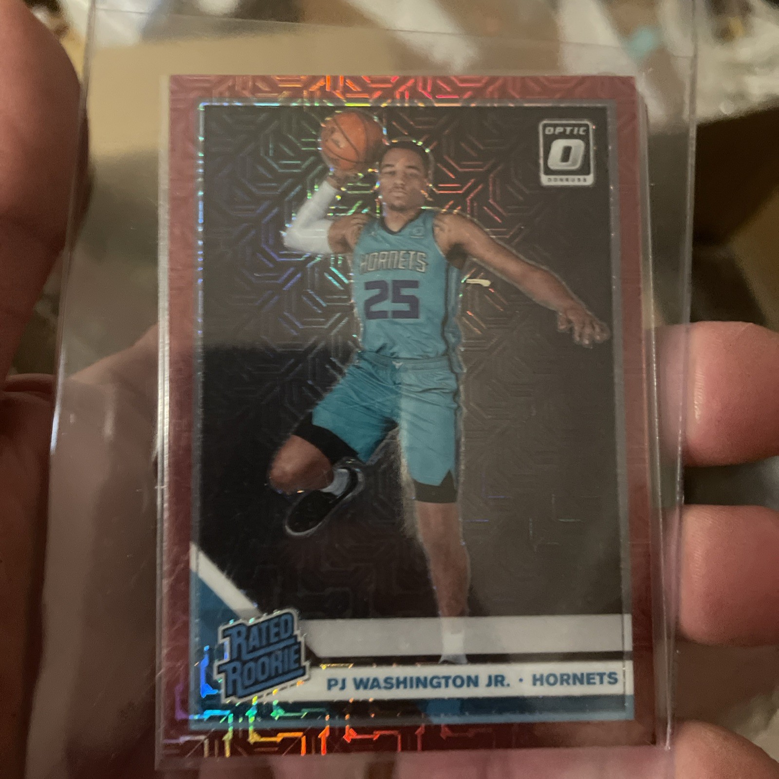 2019-2020 Donruss Optic Rated Rookie Choice Red Prizm /88 PJ Washington Jr #152