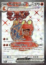 Magcargo ex Holo Ultra Rare SV06: Twilight Masquerade 191/167 LP