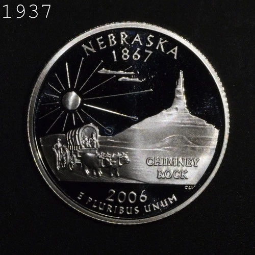 2006-S 50 State Quarters Nebraska Proof — photo from the most recent tracked eBay sale