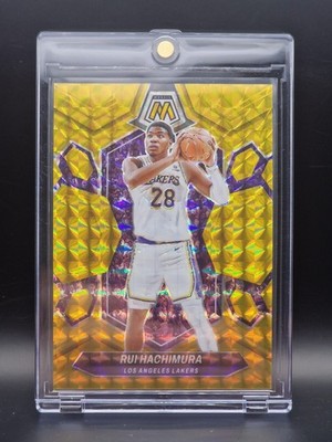 Riu Hachimura 2023 Panini Mosaic #98 Gold Prizm /10