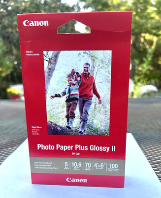 Canon - Photo Paper Plus Glossy II 4x6 - 2 x 100 Sheets/box = 200ct. - unopened