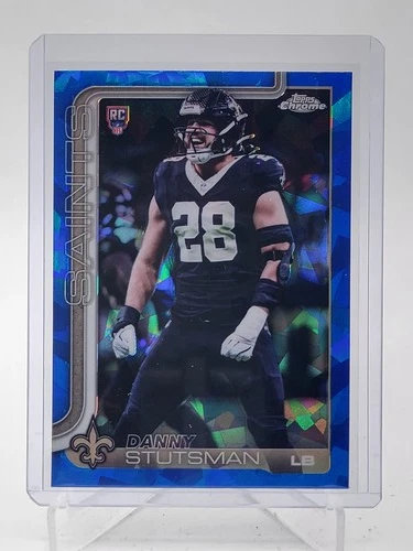 2025 Topps Chrome Sapphire Football Danny Stutsman #373