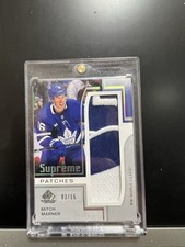 2024-25 SP Game Used Mitch Marner #SP-MI Supreme Patches 2 Color Patch /15