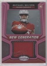 2023 Certified New Generation Jerseys Mirror Pink 144/299 Michael Wilson 6q5