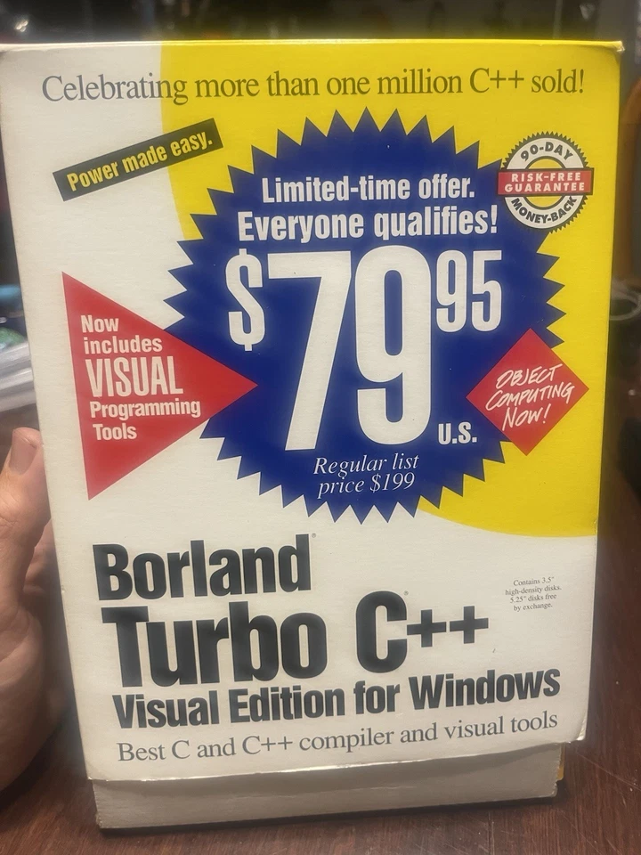 Borland Turbo C++ Windows 3.1 Software 3.5” Disks Set Visual Edition ProtoGen - Image 4 of 4
