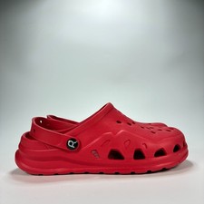 Rouchette Kosmik Clog Red Lightweight Adjustable Strap Slip On Shoes Men's Sz 8