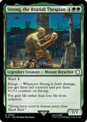 Strong, the Brutish Thespian Foil 84 PIP NM R