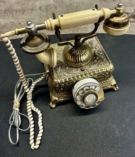 Antique Vintage Brass Rotary Phone!!!!