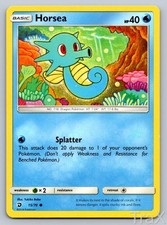 Horsea 15/70 Dragon Majesty Pokemon LP Common
