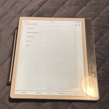 Amazon Kindle Scribe 1st Gen, 2024 Silver 16GB Wi-Fi eBook Reader with Stylus