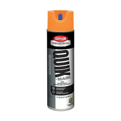 Krylon Industrial A03731007 Inverted Marking Paint, 17 Oz., Bright Orange,