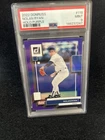 PSA 9 MINT 2022 DONRUSS PURPLE HOLO PRIZM NOLAN RYAN