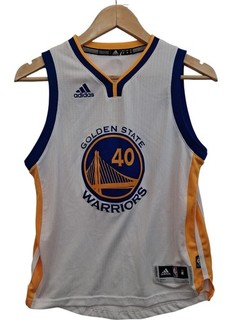 Adidas Golden State Warriors Basketball Jersey Barnes 40 Men's M White Preloved