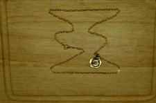 18" YELLOW GOLD FILLED FIGURE 8 LINK CABLE CHAIN NECKLACE 2.5mm