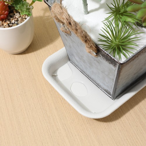 5 Pcs Rectangular Water Tray for Flowers Rectangle Plant Trays Pots - Picture 4 of 12