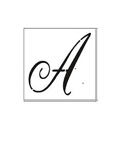 FANCY SCRIPT SINGLE LETTER OR LETTERS (YOU CHOOSE) TEMPLATE