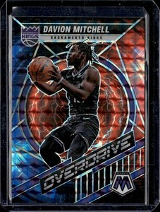 2021-22 Panini Mosaic #24 Davion Mitchell Overdrive Rookie Sacramento Kings
