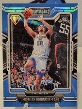 2021-22 Panini Chronicles Jeremiah Robinson-Earl Playbook 75th 34/75 RC Thunder