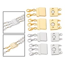Layered Necklace Clasp Multi 2-3 Chain Detangler Layered Clasp Necklace