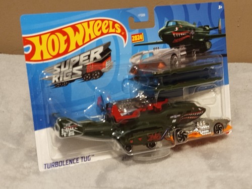 Hot Wheels Super Rigs 2024 Flying Tiger Turbolence Tug New - Picture 7 of 15