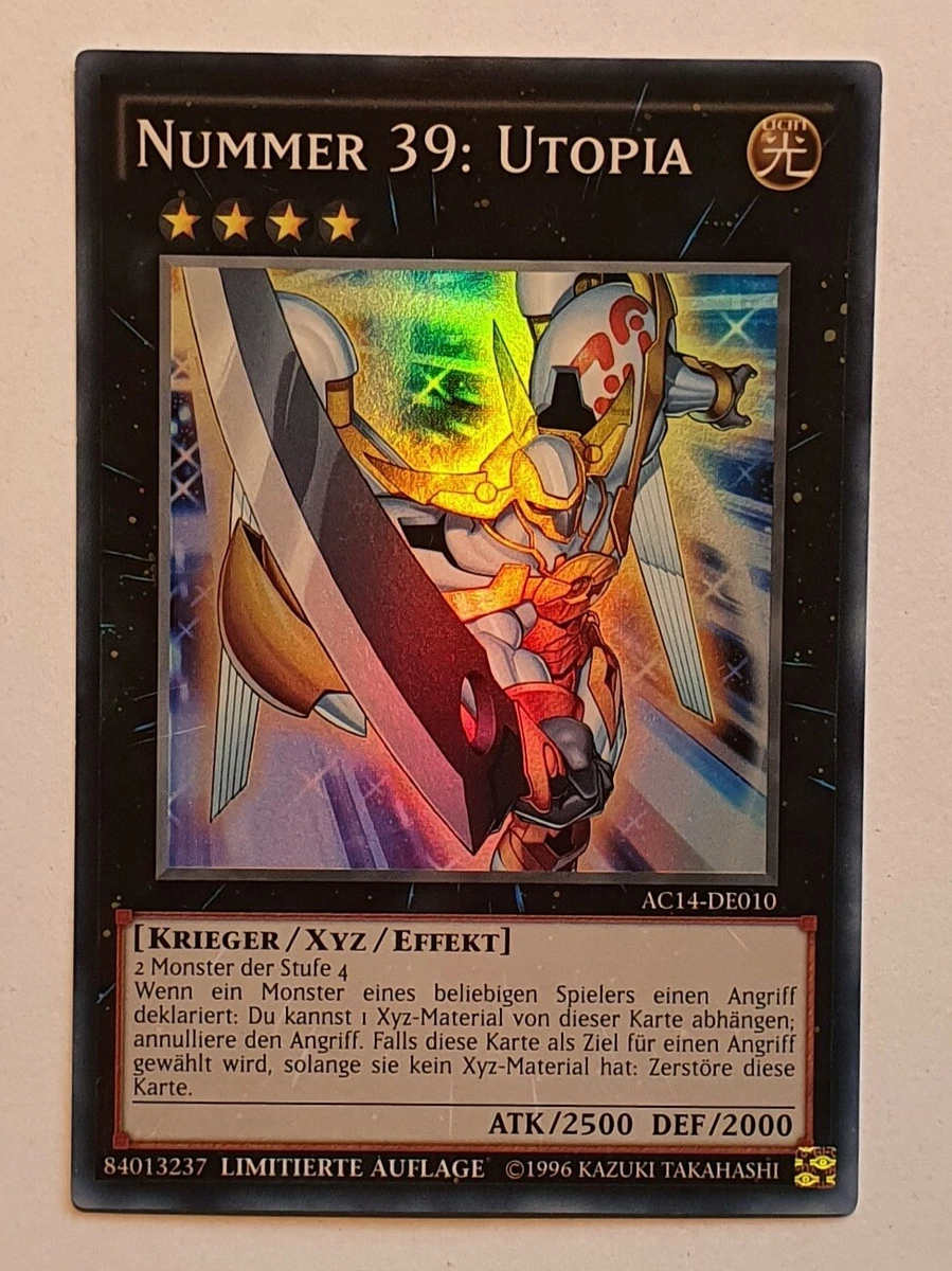 Yugioh Nummer 39: Utopia AC14-DE010 Super Rare NM 2014 | eBay