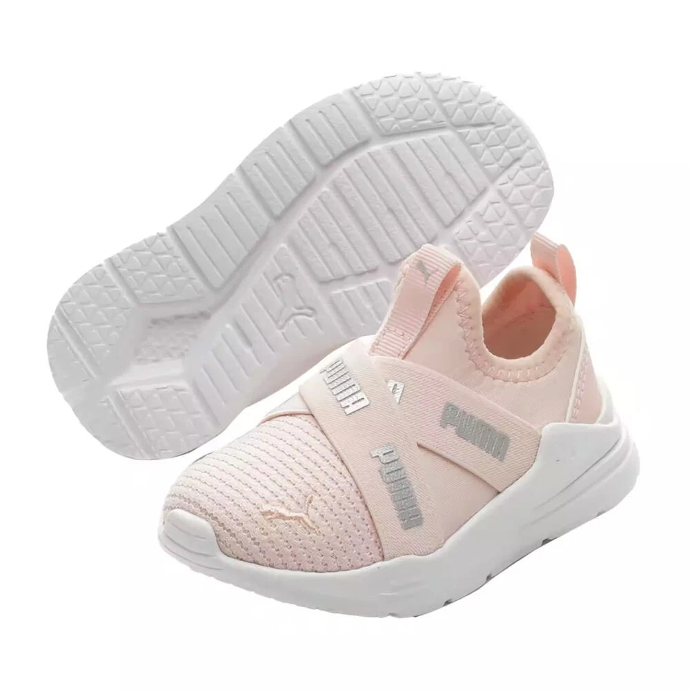 Puma pink slip on sneakers Clearance