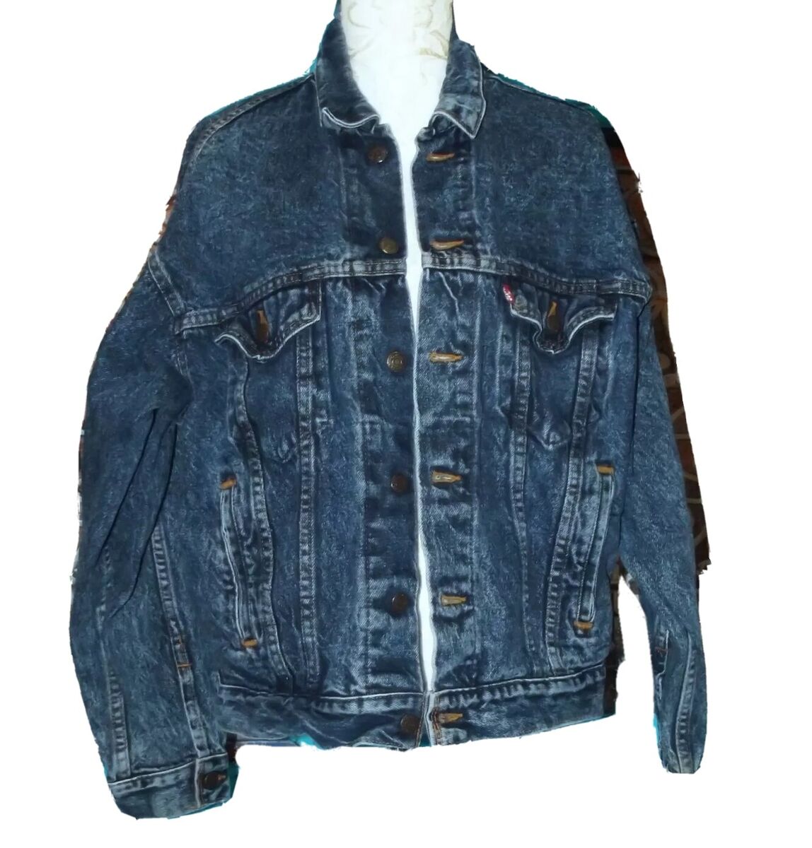 LeVIS VINTAGE 80s JEAN JACKET Levi Strauss & Co Mens 70507 LeVIS VINTAGE 80s JEAN JACKET Levi Strauss & Co Mens 70507