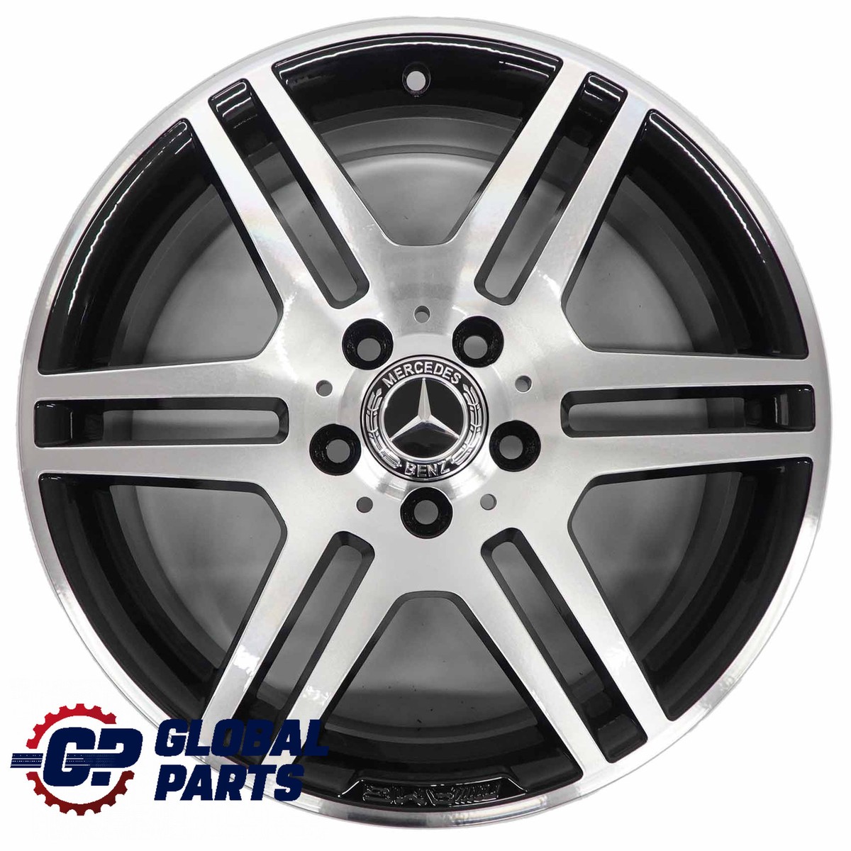 Mercedes W204 AMG 6 Double-Spoke Alloy Wheel Rim 17