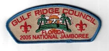 2005 National Jamboree JSP Gulf Ridge Council BLU Border [ELL-567]