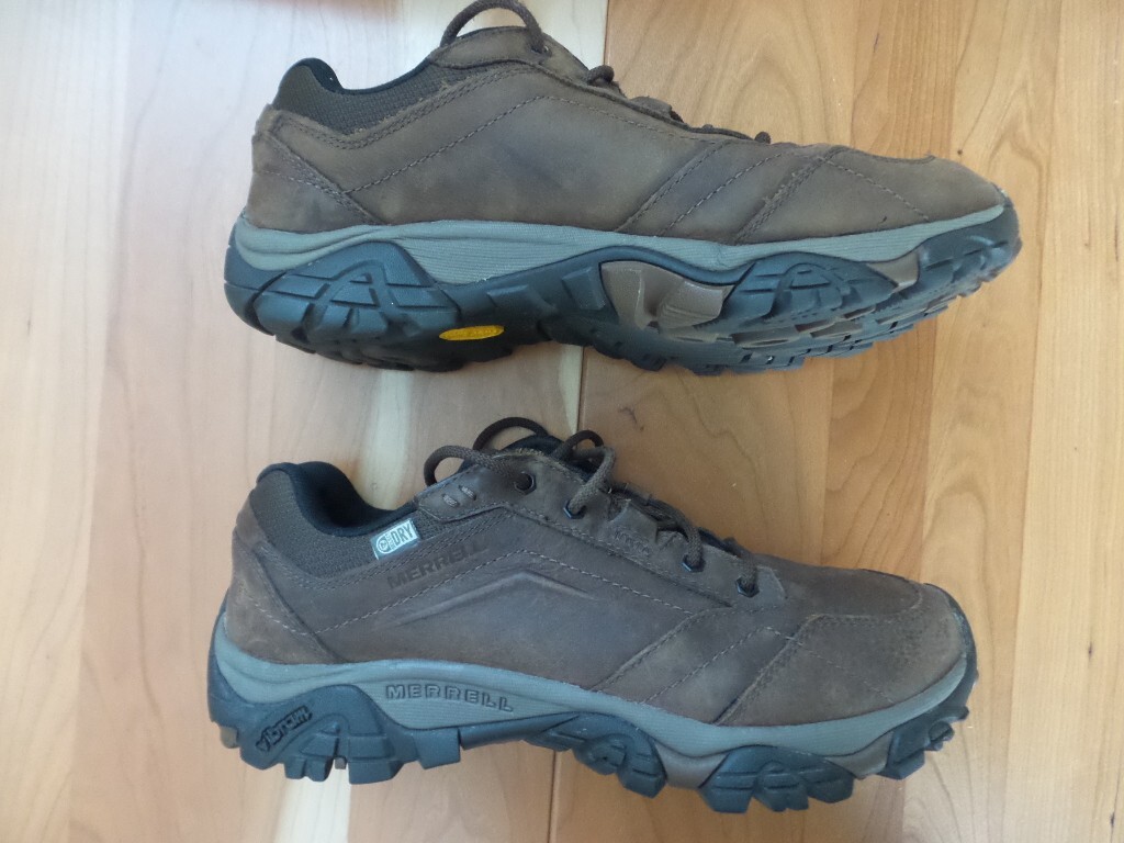Scarpe da trekking Merrell Moab DONNA Adventure Dark Earth in pelle taglia US 10 5 UK8