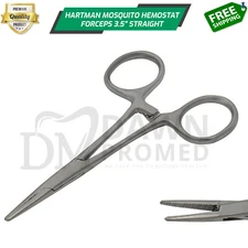 Fishing Hemostat Forceps 3.5" Straight Mosquito Locking Clamps German Grade