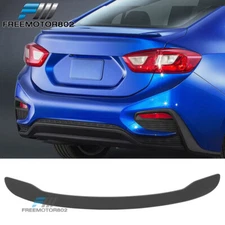 Fits 16-19 Chevy Cruze Sedan 4-Door OE Factory Matte Black Trunk Spoiler - ABS