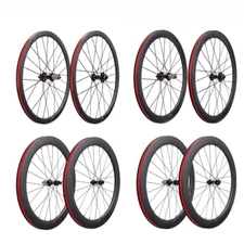 700C Carbon Road Bike Disc Brake Wheels Cyclocross Wheelset Thru-axle Hub Wheels
