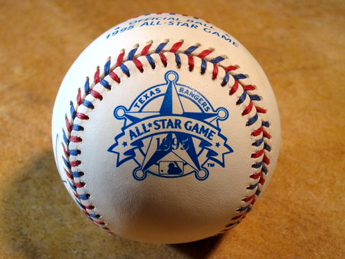 VINNY CASTILLA DANTE BICHETTE SIGNED AUTOGRAPHED OFFICIAL 1995 ALL-STAR BALL PSA - Picture 11 of 13