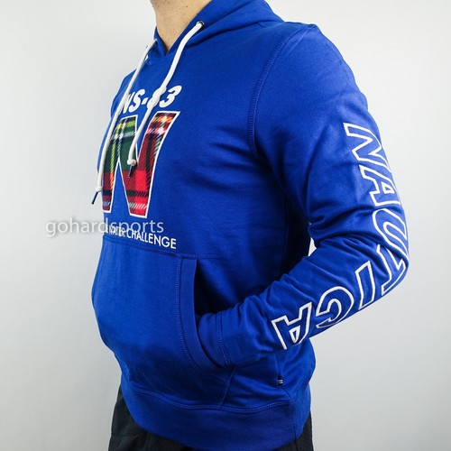 Nautica Men's Blue Water Challenge Hoodie in Blue (Sizes XS - XL) - Picture 2 of 3