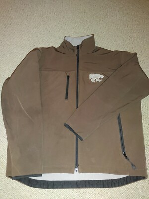 Kansas State Wildcats Acacia Port Authority Zip Up Fleece Lined Windbreaker L