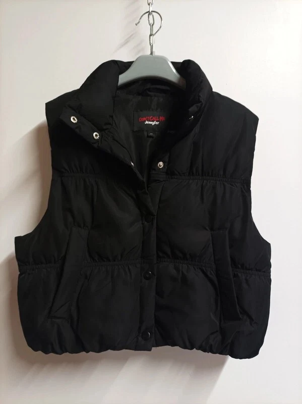Doudoune Jennyfer Noire Taille M - Coupe Vent, Matière Acrylique, Style Décontracté Femme