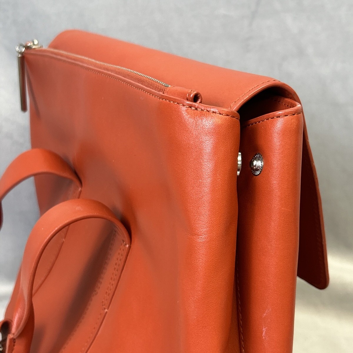 Phillip Lim Purse 3.1 Handbag Orange Leather Womens Vintage  display picture 2